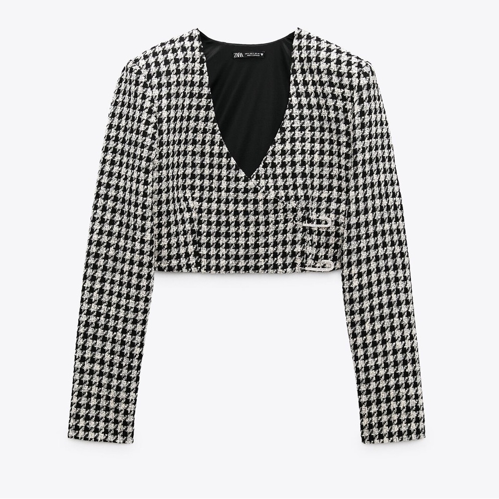 ZARA Bloggers Fav Tweed Top
